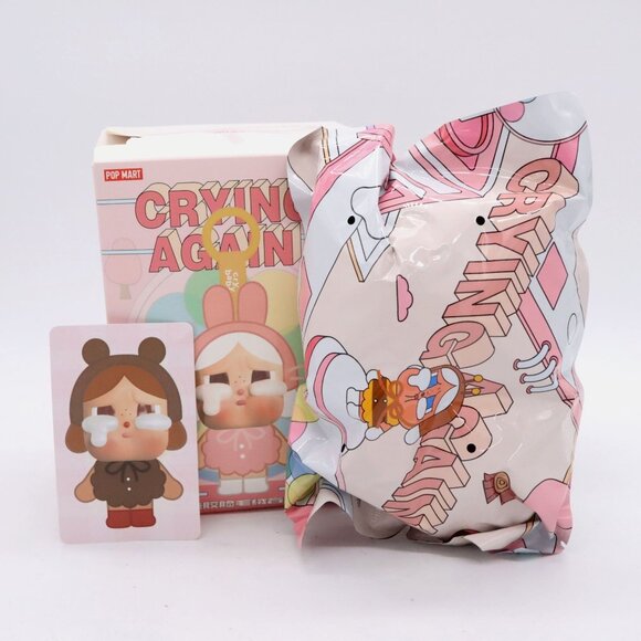 Crybaby Crying Again Love Makes Us Cry Bear Plush Pendant Sealed Bag Pop Mart - Picture 2 of 9